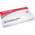 Ambitex CP6510 Series Polyethylene Disposable Gloves, L, Clear, 1000/Carton (CPLG6510)