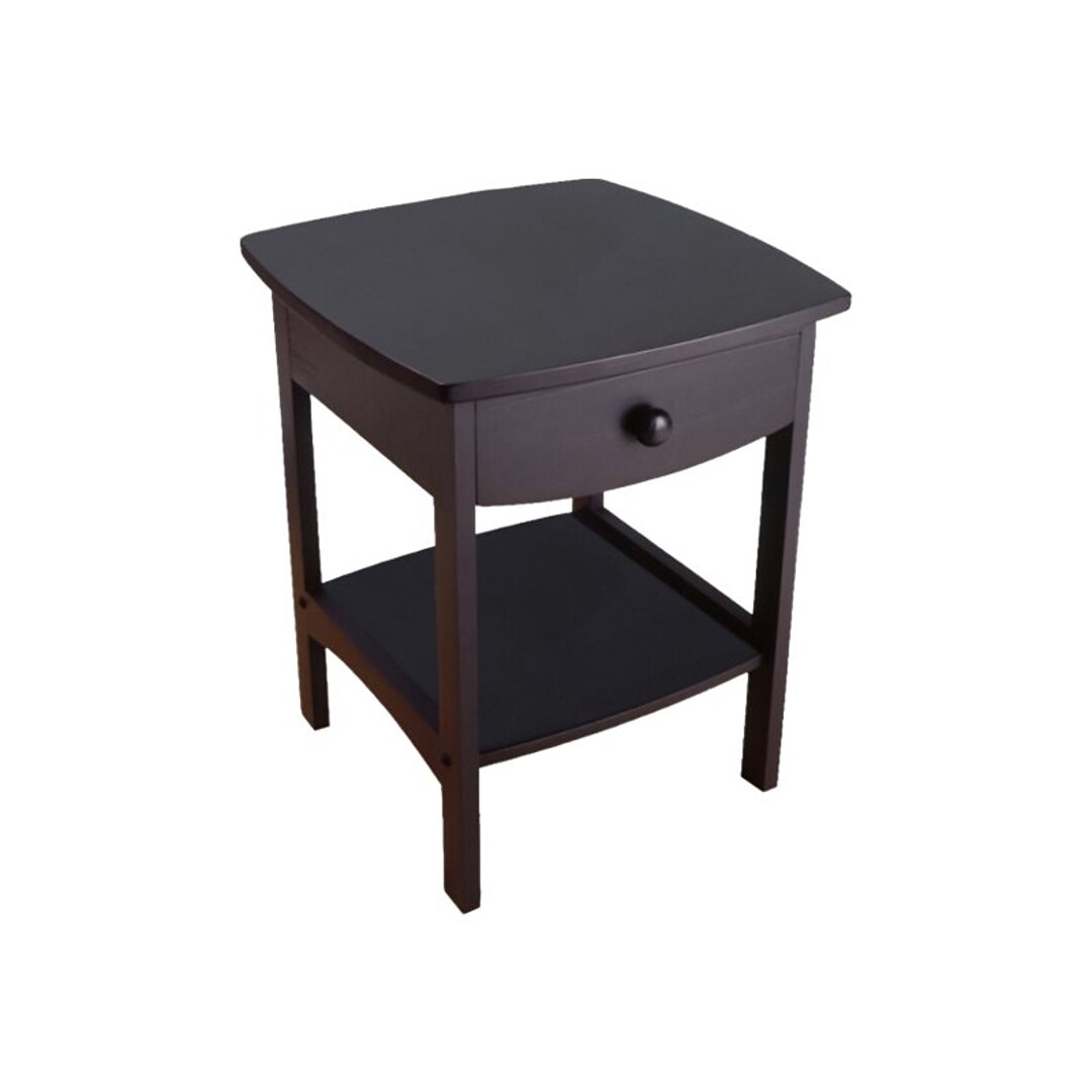 Winsome Claire 18 W X 18 D Accent Table Black 20218 Quill Com