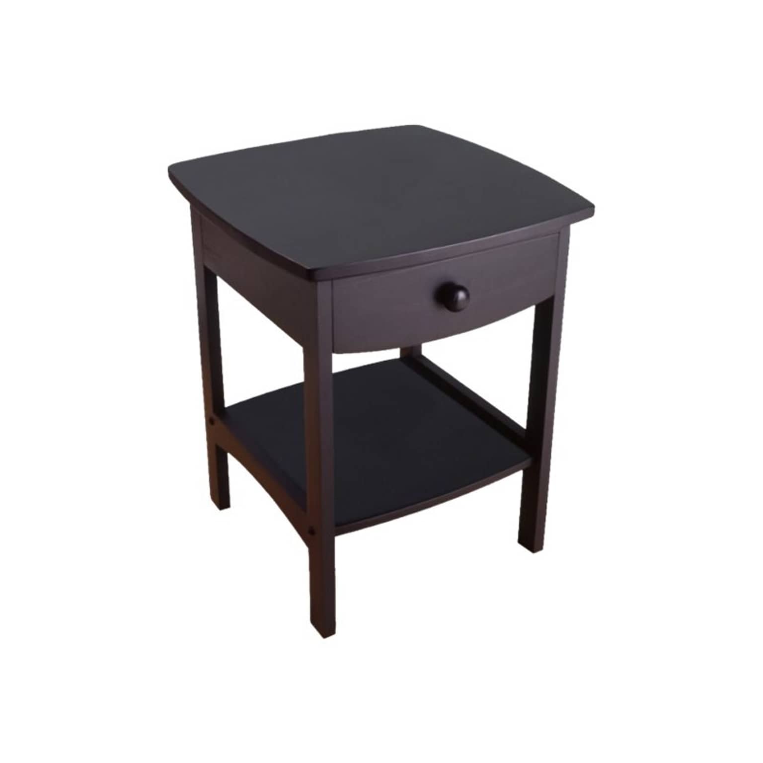 Winsome Claire 18W x 18D Accent Table, Black (20218)