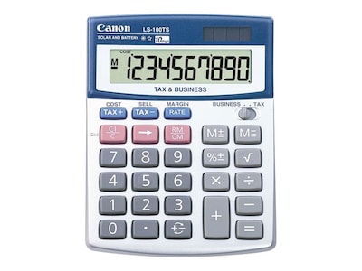 Canon Basic Calculators LS-100TS 10 Digit Financial Calculator