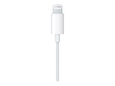 Apple EarPods with Lightning Connector Headphones, White (MMTN2AM/A)