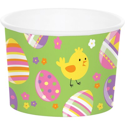 Creative Converting Easter Eggs and Chicks Treat Cups, 24 Count (DTC328294TRT)