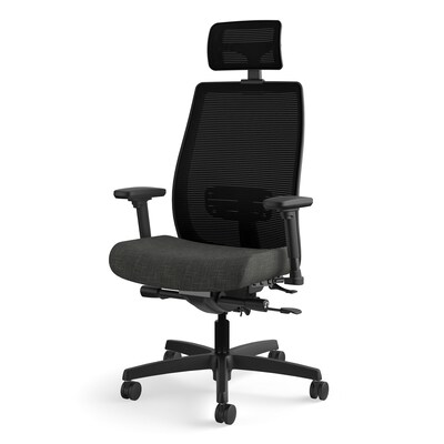 HON Endorse Fabric/Mesh Mid-Back Task Chair with Headrest, Starry Night, All-Adjustable Arms (HONLWM3VOP11HR)