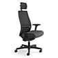 HON Endorse Fabric/Mesh Mid-Back Task Chair with Headrest, Starry Night, All-Adjustable Arms (HONLWM