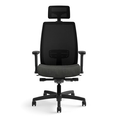 HON Endorse Fabric/Mesh Mid-Back Task Chair with Headrest, Starry Night, All-Adjustable Arms (HONLWM3VOP11HR)
