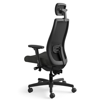 HON Endorse Fabric/Mesh Mid-Back Task Chair with Headrest, Starry Night, All-Adjustable Arms (HONLWM3VOP11HR)