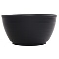 Bloem 15 Dura Cotta Planter Bowl, Black, 6/Pk