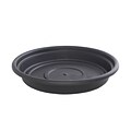 Bloem 16 Dura Cotta Plant Saucer, Black