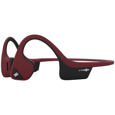 AfterShokz Trekz Air Wireless Bluetooth Stereo Headphones, Red (AS650CR)