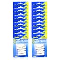 Helix Professional Hi-Polymer Eraser Caps, White, 20 packs of 10 (20PK-37360)