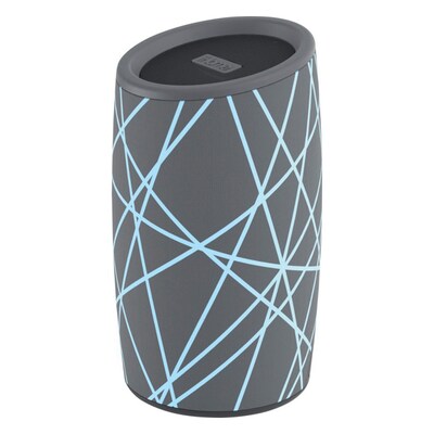 iHome IBT77GL Portable Bluetooth Speaker with Speakerphone, Gray/Light Blue (IBT77GL)