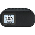 iHome IBT210B Bluetooth Dual Alarm FM Clock Radio, Black (IBT210B)