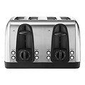 Brentwood Select 4-Slice Pop-Up Toaster, Silver (TS-445S)