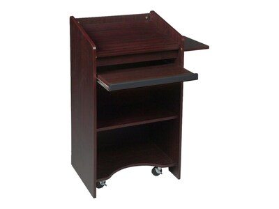 Balt 46H Floor Lectern, Mahogany (27508)