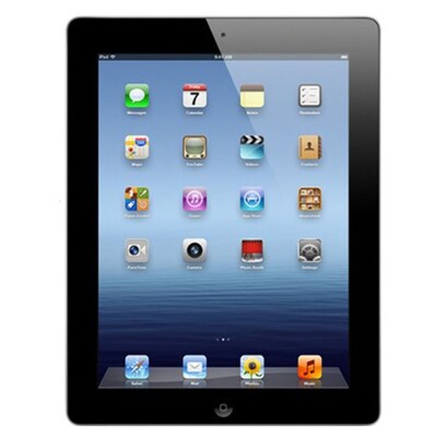 Apple iPad, 3 32 GB, WiFi, Black, Refurbished (IPAD332B-RB)