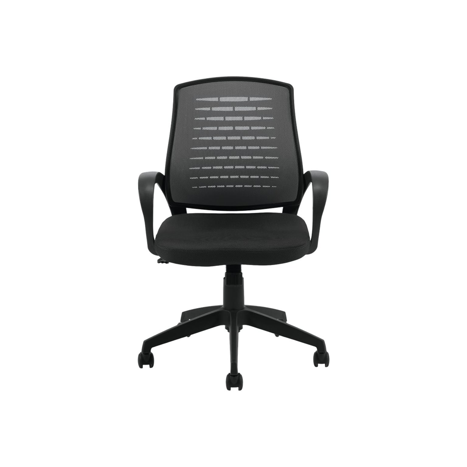 Global Mesh Back Fabric Manager Chair, Gray and Black (OTG10902B)