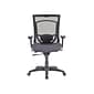 Tempur-Pedic TP7000 Mesh Back Fabric Task Chair, Black and Agate Gray (TP7000-AGATE)