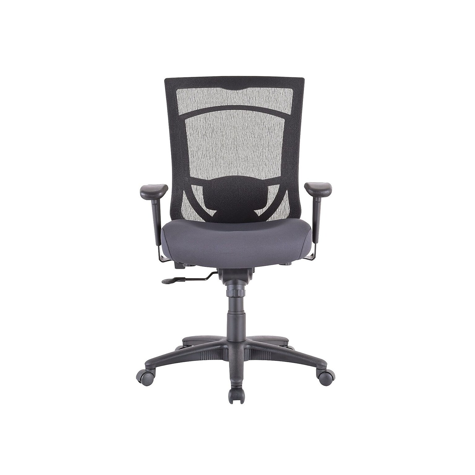 Tempur-Pedic TP7000 Mesh Back Fabric Task Chair, Black and Agate Gray (TP7000-AGATE)