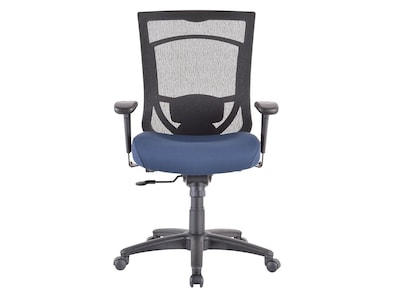 Tempur-Pedic TP7000 Mesh Back Fabric Task Chair, Black and Cobalt (TP7000-COBALT)