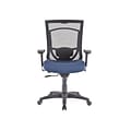 Tempur-Pedic TP7000 Mesh Back Fabric Task Chair, Black and Cobalt (TP7000-COBALT)