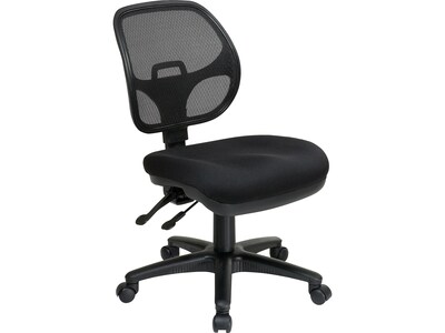 Office Star ProGrid Series Fabric Computer and Desk Chair, Coal (2902-30)