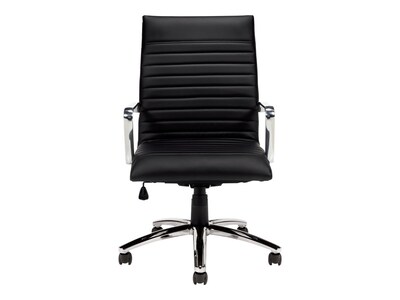 Global OTG Faux Leather Executive Chair, Black (OTG11730B)