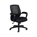 Global OTG Mesh Back Fabric Manager Chair, Black (OTG11750B)