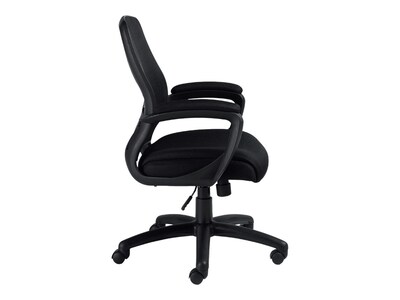 Offices To Go Mesh Back Fabric Manager Chair, Black (OTG11750B)