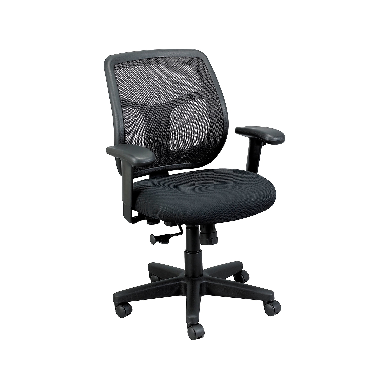 Eurotech Apollo Fabric Task Chair, Black (MT9400-BK)