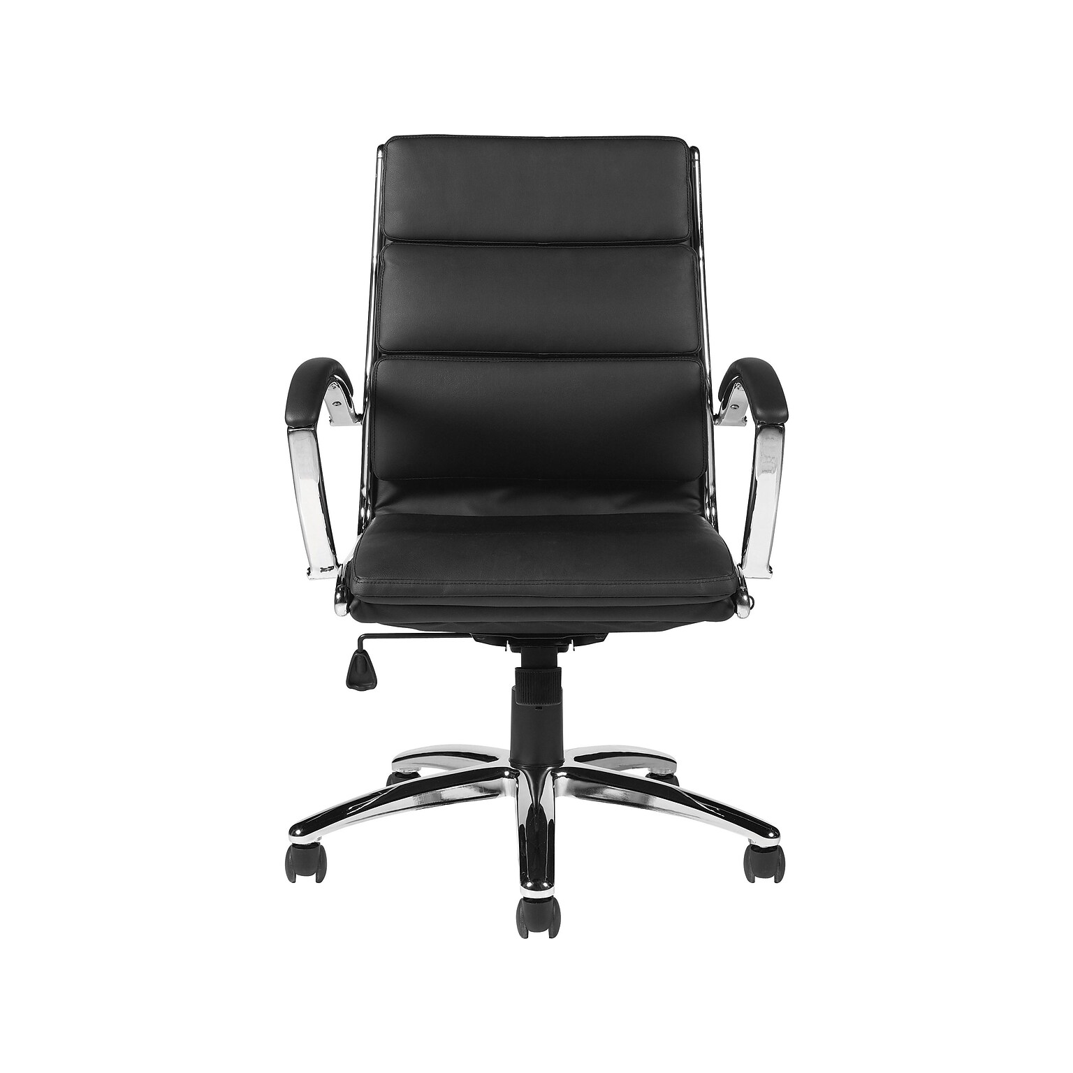 Global OTG Faux Leather Executive Chair, Black (OTG11648B)