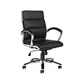 Global OTG Faux Leather Executive Chair, Black (OTG11648B)