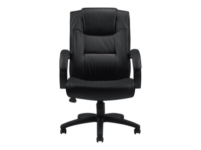 Global OTG Faux Leather Executive Chair, Black (OTG11618B)