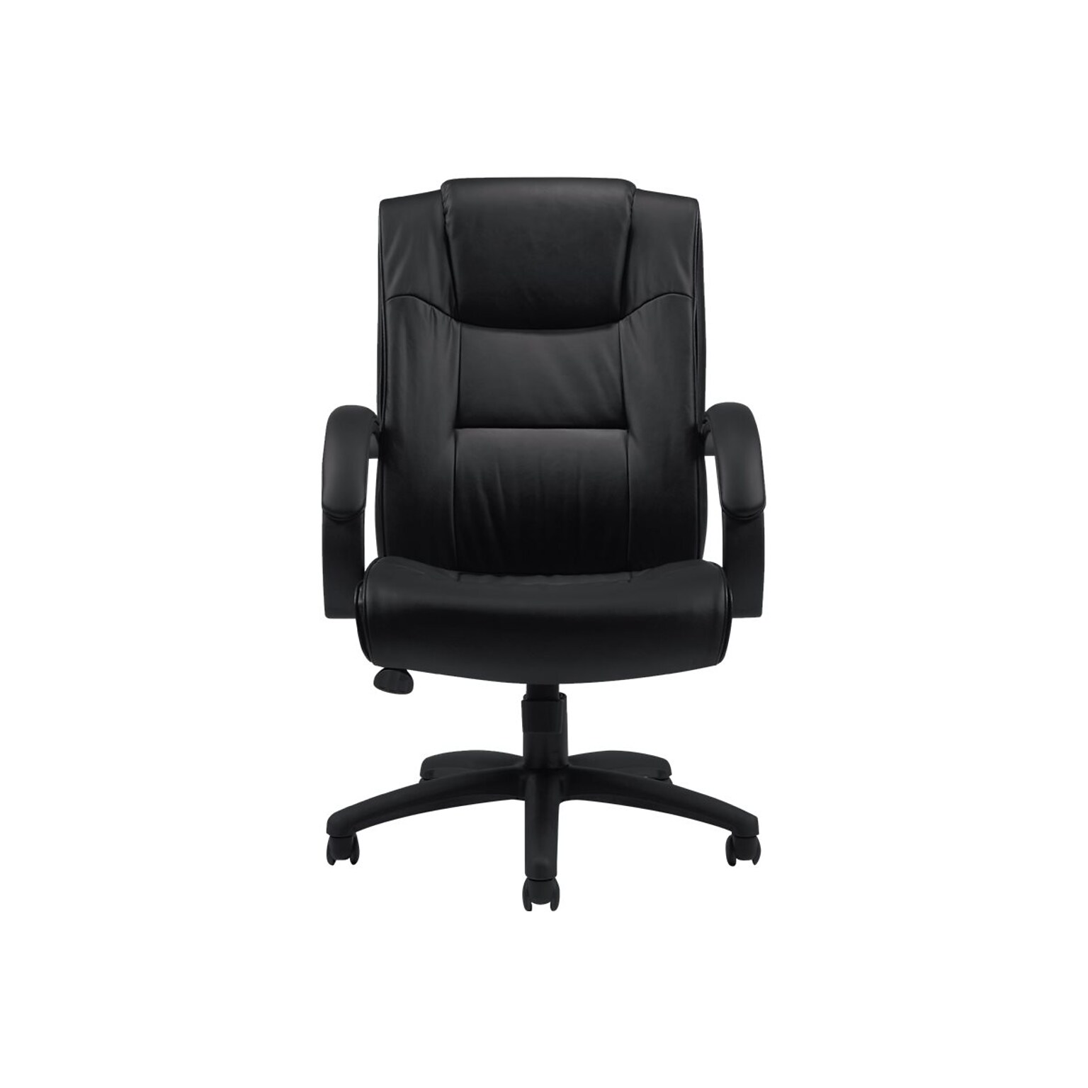 Global OTG Faux Leather Executive Chair, Black (OTG11618B)