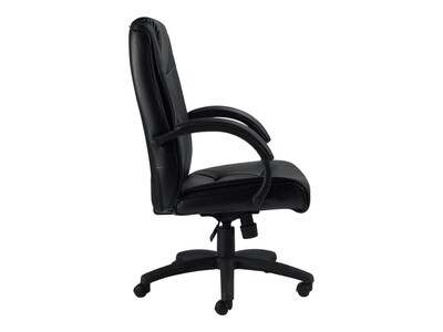 Global OTG Faux Leather Executive Chair, Black (OTG11618B)