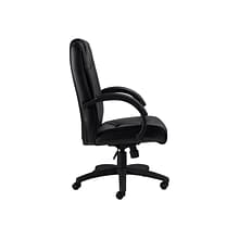 Global OTG Faux Leather Executive Chair, Black (OTG11618B)