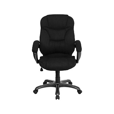 Flash Furniture Fabric Executive Chair, Gray and Black (GO725BK)