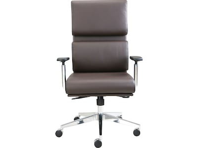 Tempur-Pedic TP1000 Leather Executive Chair, Brown (TP1000)