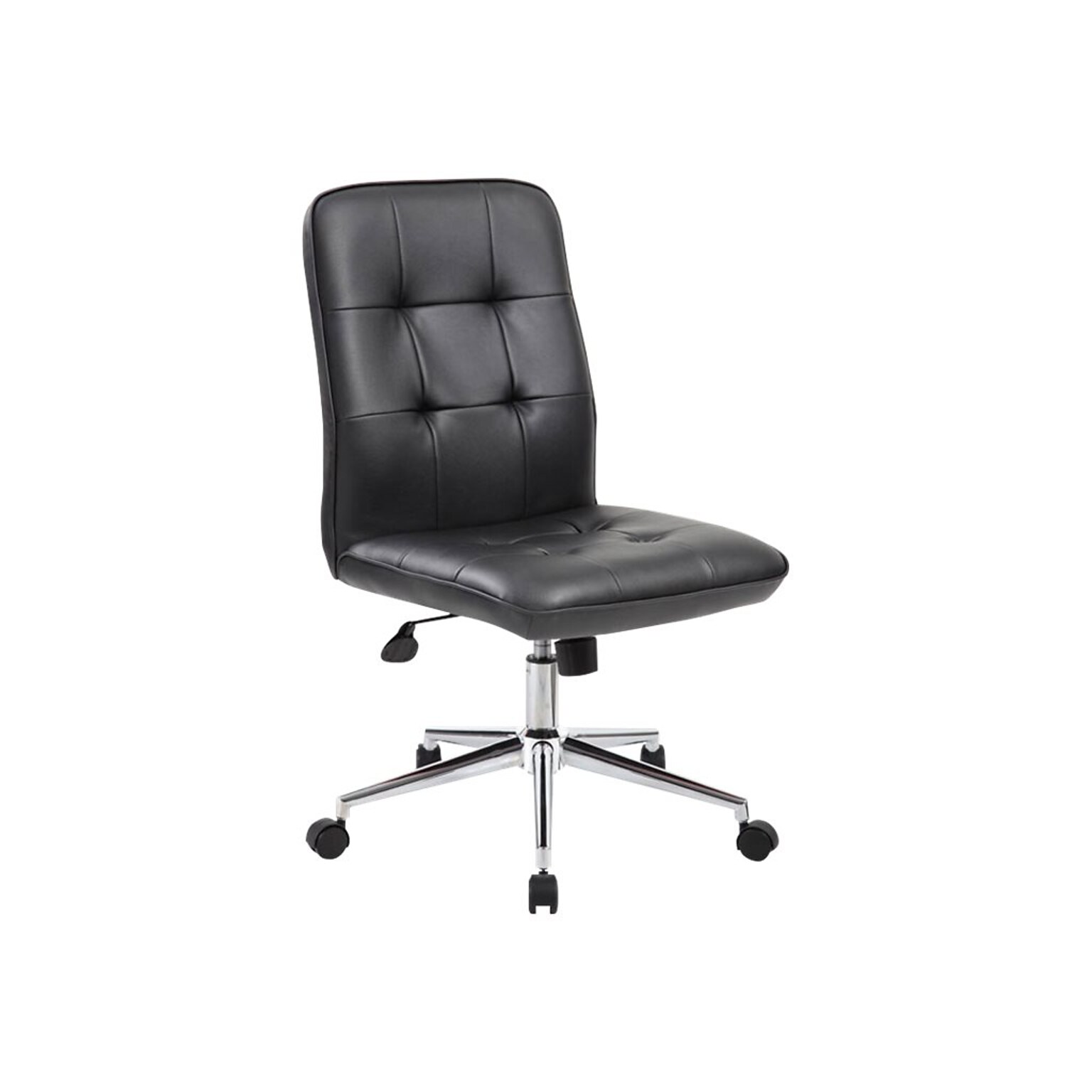 Boss Millennial Modern Faux Leather Computer and Desk Chair, Black (B330-BK)