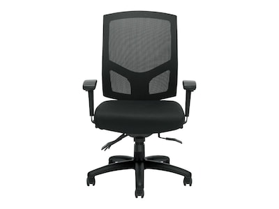 Offices to go OTG Fabric Task Chair, Mesh Black and Patterned Black (OTG11769B)