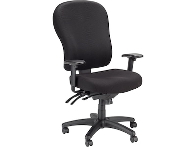 Tempur-Pedic TP4000 Ergonomic Fabric Swivel Task Chair, Black (TP4000)