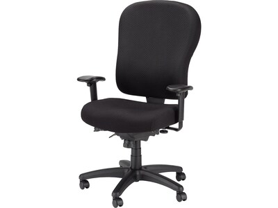 Tempur-Pedic TP4000 Ergonomic Fabric Swivel Task Chair, Black (TP4000)