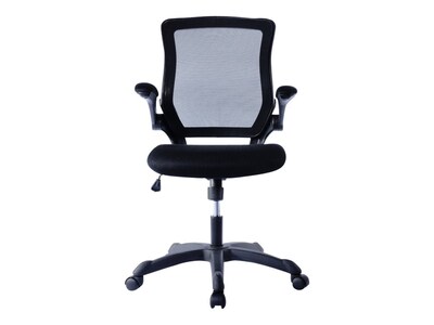 Techni Mobili Fabric Computer and Desk Chair, Black (RTA-8050-BK)
