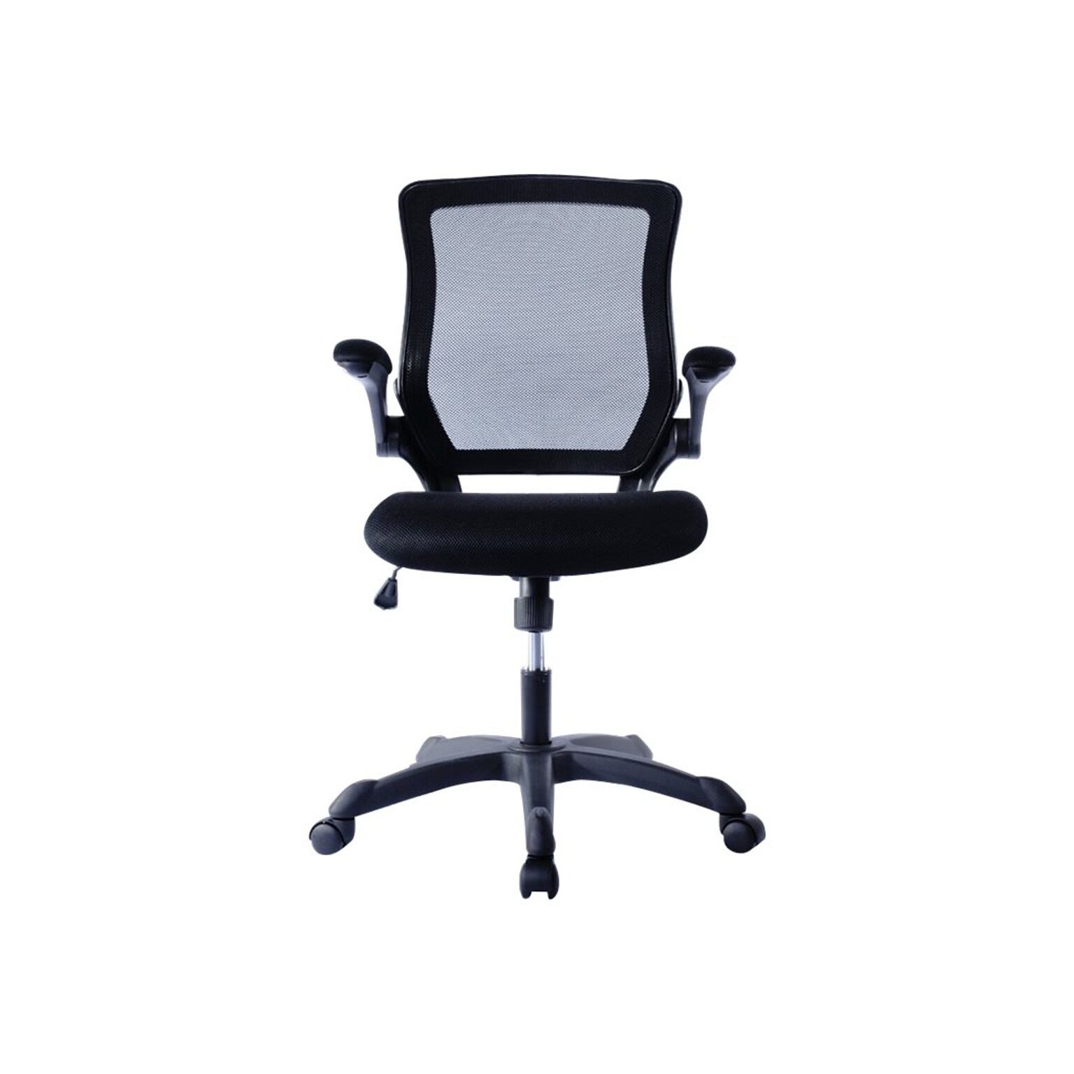 Techni Mobili Fabric Computer and Desk Chair, Black (RTA-8050-BK)