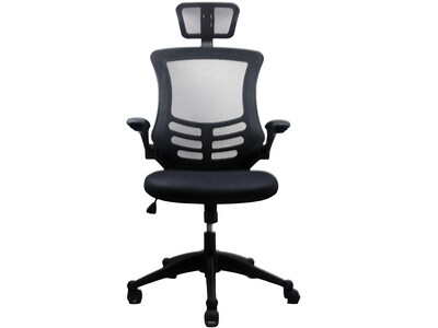 Techni Mobili Fabric Executive Chair, Black (RTA-80X5-BK)