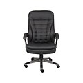 Boss Faux Leather Executive Chair, Black (B9331)