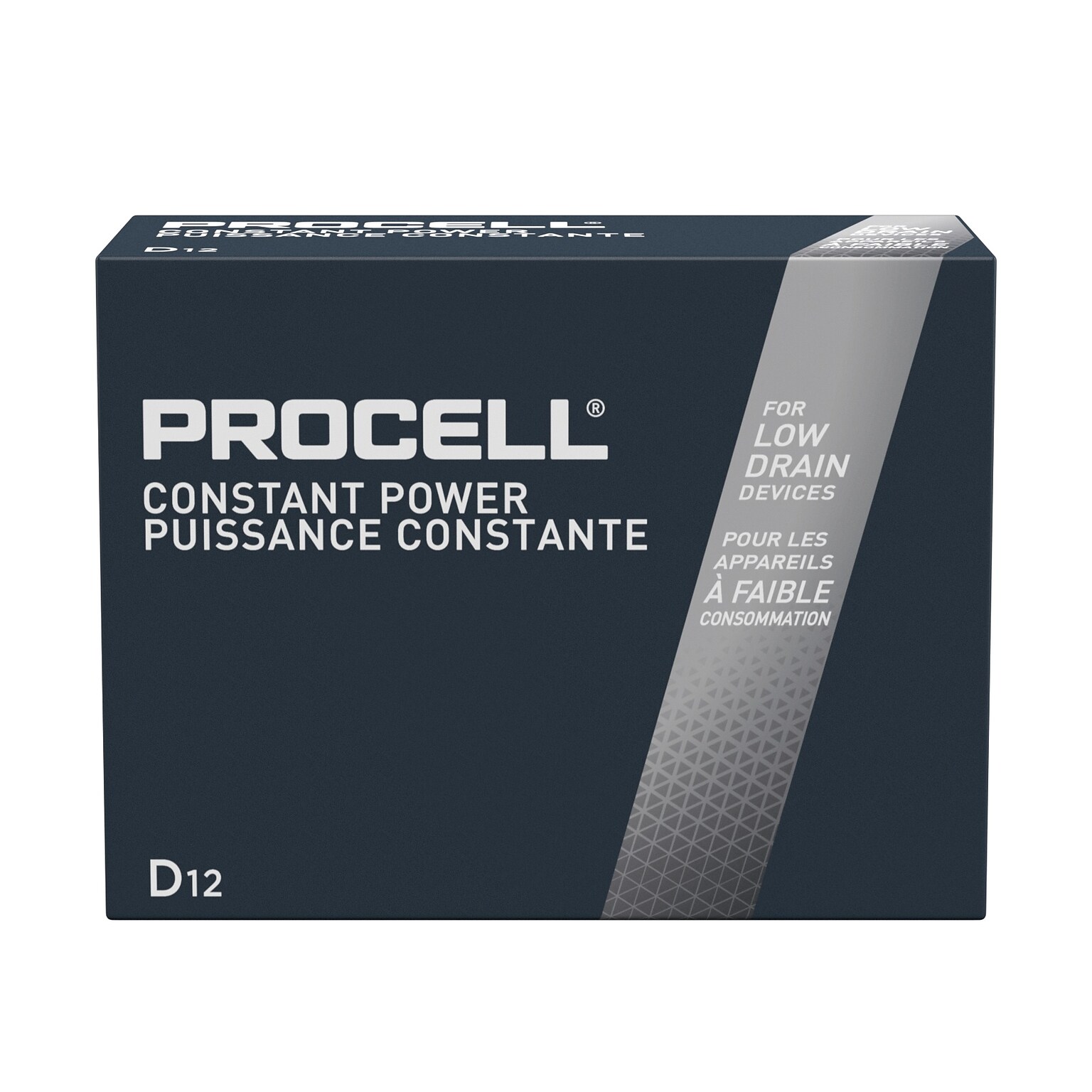 Procell Constant D Alkaline Battery, 12/Pack (PC1300)