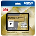 Brother P-touch TZe-M851 Laminated Premium Label Maker Tape, 1 x 26-2/10, Black on Matte Gold (TZe