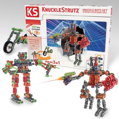 KnuckleStrutz Knuckle Bots Set, 148 Pieces (KNSKNUCKLEBOTST)