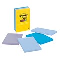 Post-it® Super Sticky Notes, 4 x 6, New York Collection, Lined, 90 Sheets/Pad, 5 Pads/Pack (660-5SSNY)
