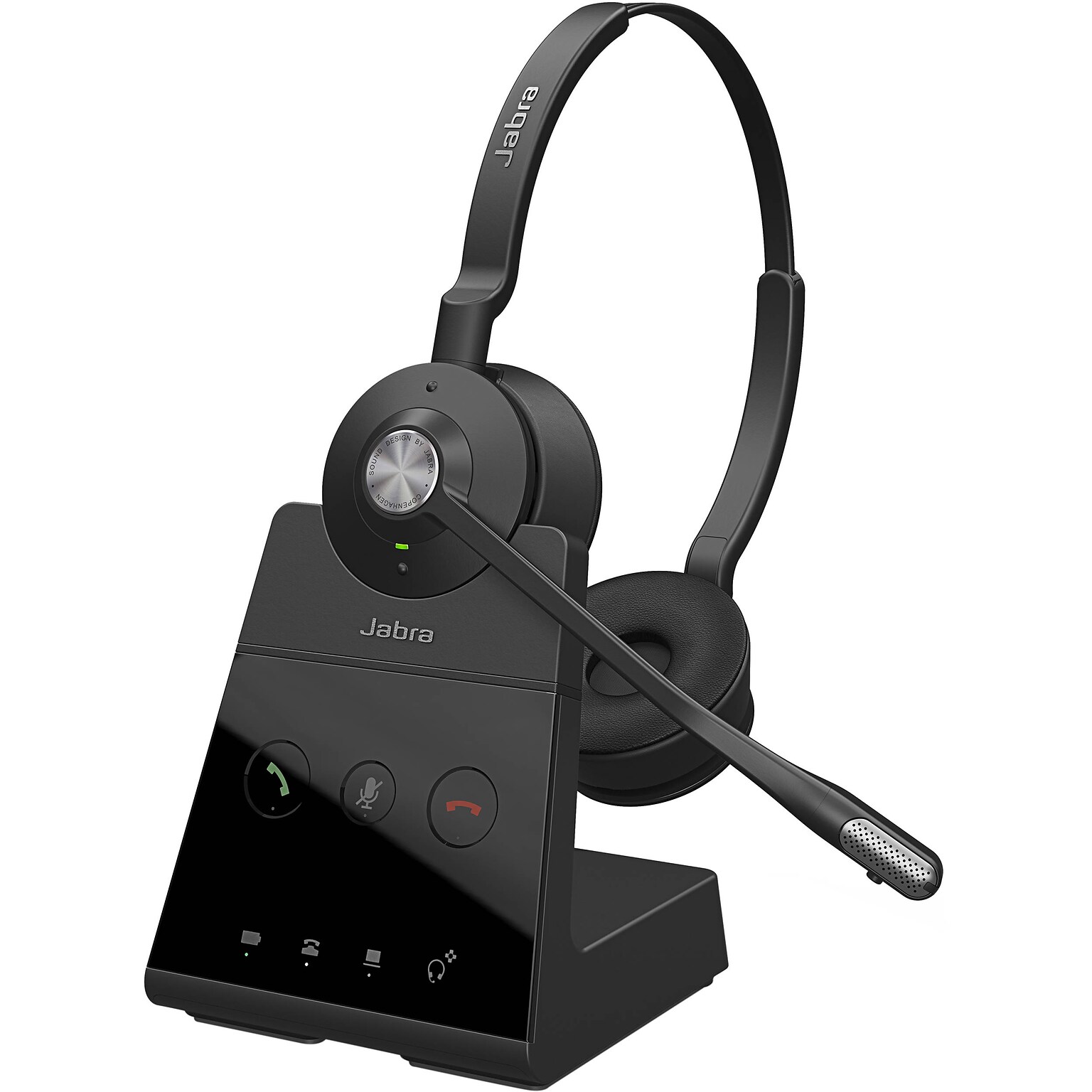 Jabra Engage 65 Stereo Wireless Noise Canceling Headset, Over-the-Head, Black (9559-553-125)